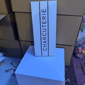 White Charcuterie List pad